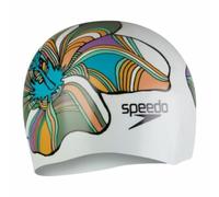 Speedo Gorro de Natación Junior 8-1352415967 Gris Silicona