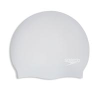 Speedo Gorro de natación para Pelo Largo | Gorro para Nadar | Sin tirones | Fácil de Poner Gorro de natación para Unisex Adulto, Plateado, One Size