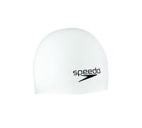 Speedo Gorro de natación Unisex para Adultos, Silicona elastómero, Color Blanco