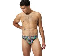 Speedo Hombre Bañador Tipo Slip Beachstar Estampado de 5 cm Neon Violet 30