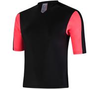 Speedo hydractive rash top black/psycho red/oxid grey m