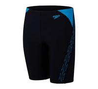 Speedo Hyper Boom Splice II Jammers de natación Niños, Negro/Bolt, 7-8 Años