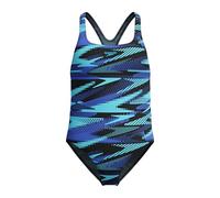 Speedo Hyperboom Allover Medalist Swimsuit |Quick Drying | Fitness | Chlorine Resistant Traje de baño para Niñas, Cobalt Pop, 5 années-6 années