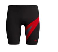 Speedo Hyperboom Jammer para Hombre, Negro/rojo, 38