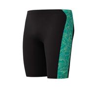 Speedo HyperBoom Panel Jammer para Hombre, Black/Turquoise Gem, 28