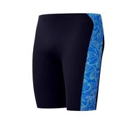 Speedo HyperBoom Panel Jammer para Hombre, Navy/Lagoon Blue, 28