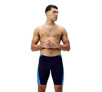 Speedo HyperBoom Panel Jammer para Hombre, Navy/Lagoon Blue, 32