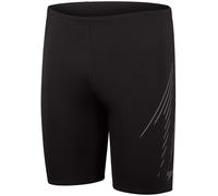 Speedo hyperboom placement jammer black/usa charcoal xxl - uk40