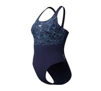 Speedo HyperBoom Placement Muscleback Traje de baño para Mujer, Lagoon Blue, 32