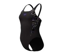 Speedo bañador de natación Hyperboom Splice Muscleback vêtement running femme 42 Noir