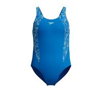 Speedo HyperBoom Splice Muscleback Traje de baño para Niñas, Lagoon Blue, 15-16 años