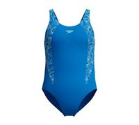Speedo HyperBoom Splice Muscleback Traje de baño para Niñas, Lagoon Blue, 5-6 años