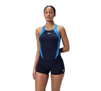 Speedo HyperBoom Splice Tankini Set para Mujer, Lagoon Blue, 34