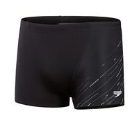 Speedo Hyperboom V-Cut Pantalón de baño Aquashort, por Hombre, Negro/Gris, 4