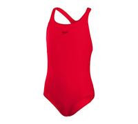Speedo Junior Girl'S Eco Endurance+ Medalist Swimsuit | Chlorine Resistance | Recycled Fabric | Comfort Fit | Swimming Lessons | Swim Holiday, Fed Red, 13-14 Years