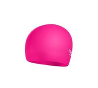 Speedo Junior Plain Moulded Silicone Junior Swimming Cap Gorro de natación Junior Unisex, Rosado, Talla Única