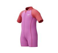 Speedo Learn to Swim Neoprene Wetsuit, Swimming Lessons, Soft Touch, Neoprene Traje de baño para Niñas, Neon Violet, 4 années