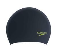 Speedo Long Hair Silicone Cap Junior Junior Black/Green Junior Black/Green