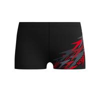 Speedo Medley Logo Aquashort para Niños, Negro, 15-16 años