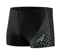 Speedo Medley Logo I Bañador Hombre, Negro/Gris, S