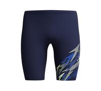 Speedo Medley Logo Jammer para Hombre, Azul Marino, 34