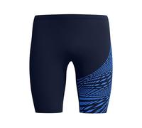 Speedo Medley Logo Jammer para Hombre, Navy/Cobalt Pop, 36