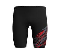 Speedo Medley Logo Jammer para Hombre, Negro, 28