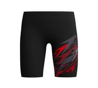 Speedo Medley Logo Jammer para Niños, Negro, 11-12 años
