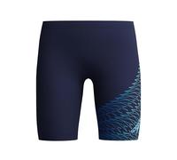 Speedo Medley Logo Jammer para Niños, Peacoat/Sugar Blue, 11-12 años
