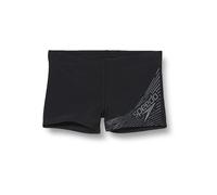 Speedo Medley Logo Pantalón de baño Aquashort, por Niños, Negro/Gris, 7-8 años