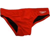 Speedo Men's Essential Eco Endurance+ 7cm Swimming Briefs| Chlorine Resistant | Recycled Fabric | Swim Fitness | Training | Holiday, Fed Red, 30