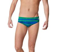 Speedo Men's Swimsuit Brief Endurance+ Printed Team Colors