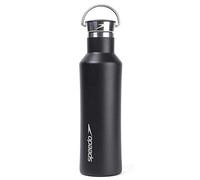 Speedo Metal Water Bottle Botella, Adultos Unisex, Black (Negro), Talla Única