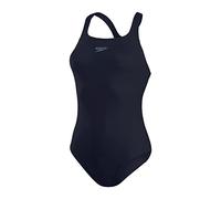 Speedo Mujer Bañador Eco Endurance+ Medalist | Corte Deportivo | Diseño clásico | Tejido Reciclado | Resistente al Cloro | Más flexibilidad True Navy 34