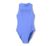Speedo Mujer Endurance+ Logo Hydrasuit Swimsuit, CHARCOAL, 40