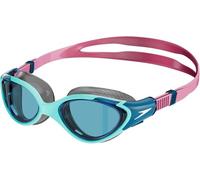 Speedo Mujer Gafas de natación Biofuse 2.0 | Diseño femenino | Mecanismo de ajuste patentado | Antivaho | Sin goteos | Ajuste cómodo Marine Blue/Peacock/Funny Pink One Size