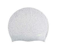 Speedo Mujer Gorro de natación reciclado | Sin tirones Grey/Bright Zest One Size