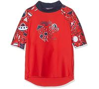 Speedo Neonwhizz - Camiseta para niño, Niños, Camiseta, 805594C846, Neonwhizz Risk Red/Navy, 3 años