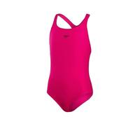 Speedo Niña Bañador Eco Endurance+ Medalist | Resistente al Cloro | Tejido Reciclado | Ajuste cómodo | Clases de natación | Nadar en Vacaciones Electric Pink 7-8