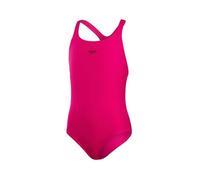 Speedo Niña Bañador Eco Endurance+ Medalist | Resistente al Cloro | Tejido Reciclado | Ajuste cómodo | Clases de natación | Nadar en Vacaciones Electric Pink 15-16