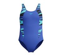 Speedo Niña Bañador Hyperboom Splice Muscleback | Entrenamiento de natación | Resistente al Cloro | Secado rápido | Tejido elástico | Ajuste cómodo Cobalt Pop 5-6