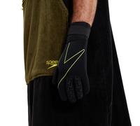 Speedo Open Water Neoprene Swim Gloves (Black/Fluo Yellow, Small) NUEVO