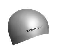 Speedo Palin Silicone - Gorro de natación para hombre, tamaño único, color plateado (8-709911181)
