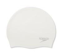 Gorro de natación speedo plain moulded silicone cap blanco/plata Talla única