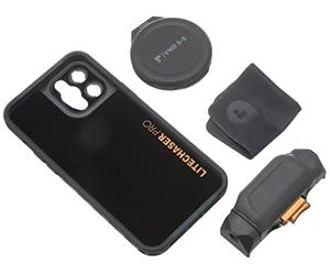 Speedo PolarPro LiteChaser - iPhone 12 Pro MAX- Kit VND - Funda Protectora - Asa Correspondiente - Filtro ND Variable - Tapa de Lente - Compatible con Objetivos Moment Serie M - MagSafe