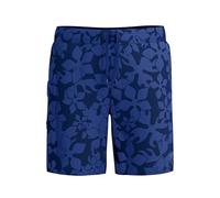 Speedo Print Boardshort 18" Short de Agua para Hombre, Peacoat, 36