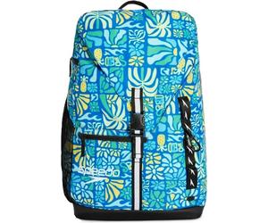 Speedo printed 35l team rucksack blue / yellow azul/amarillo