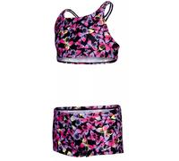 Speedo printed boyleg 2 piece girl black/rose/miami lilac 116cm