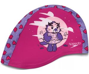 Speedo printed polyester cap rosa
