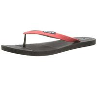 Speedo Saturate II Thong Flip-Flop Hombre, Negra/Fed Red, 7